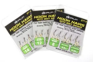 Korum Hook Hairs With Bait Bands