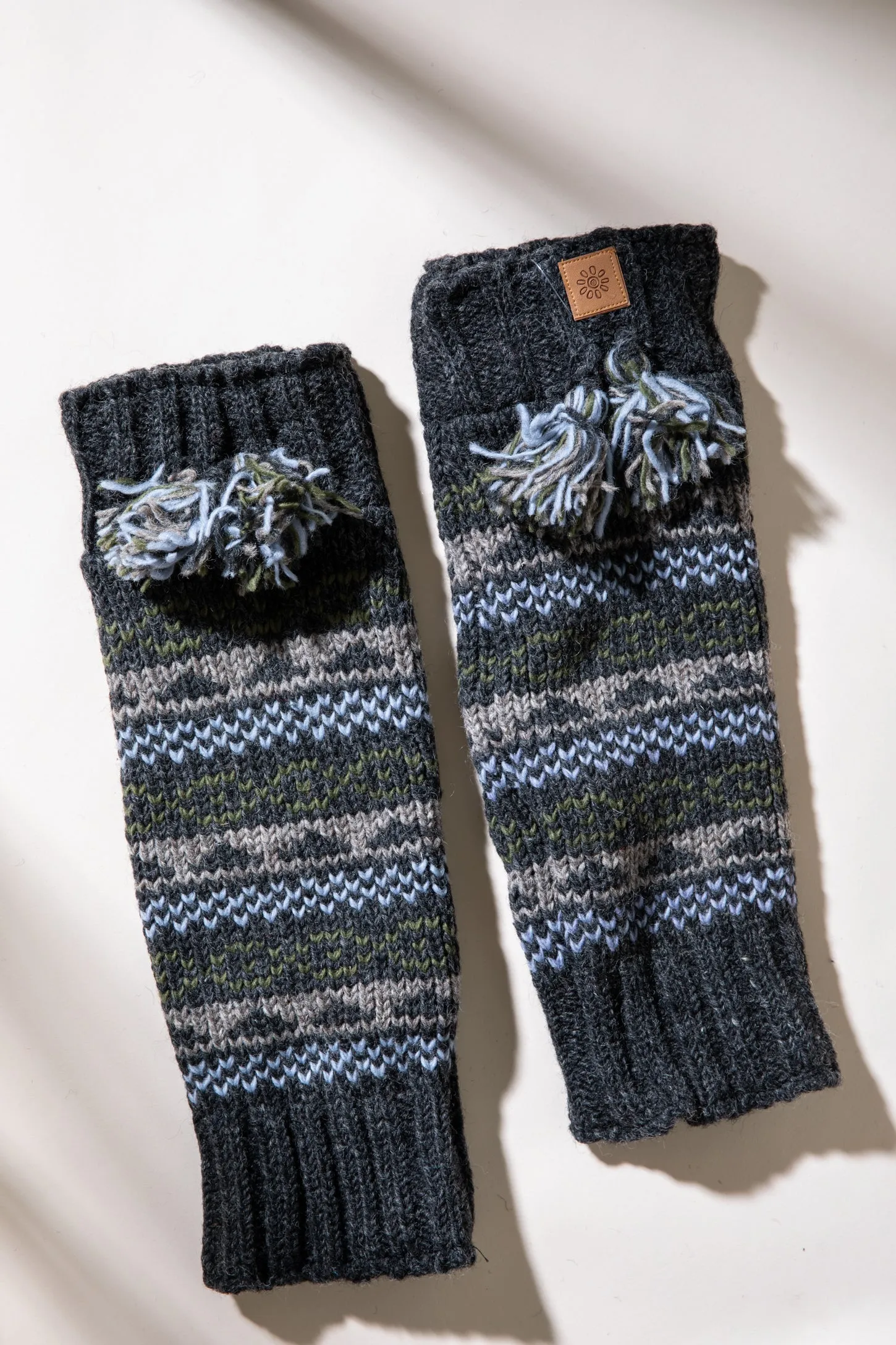 Larkya Wool Tasseled Leg Warmers