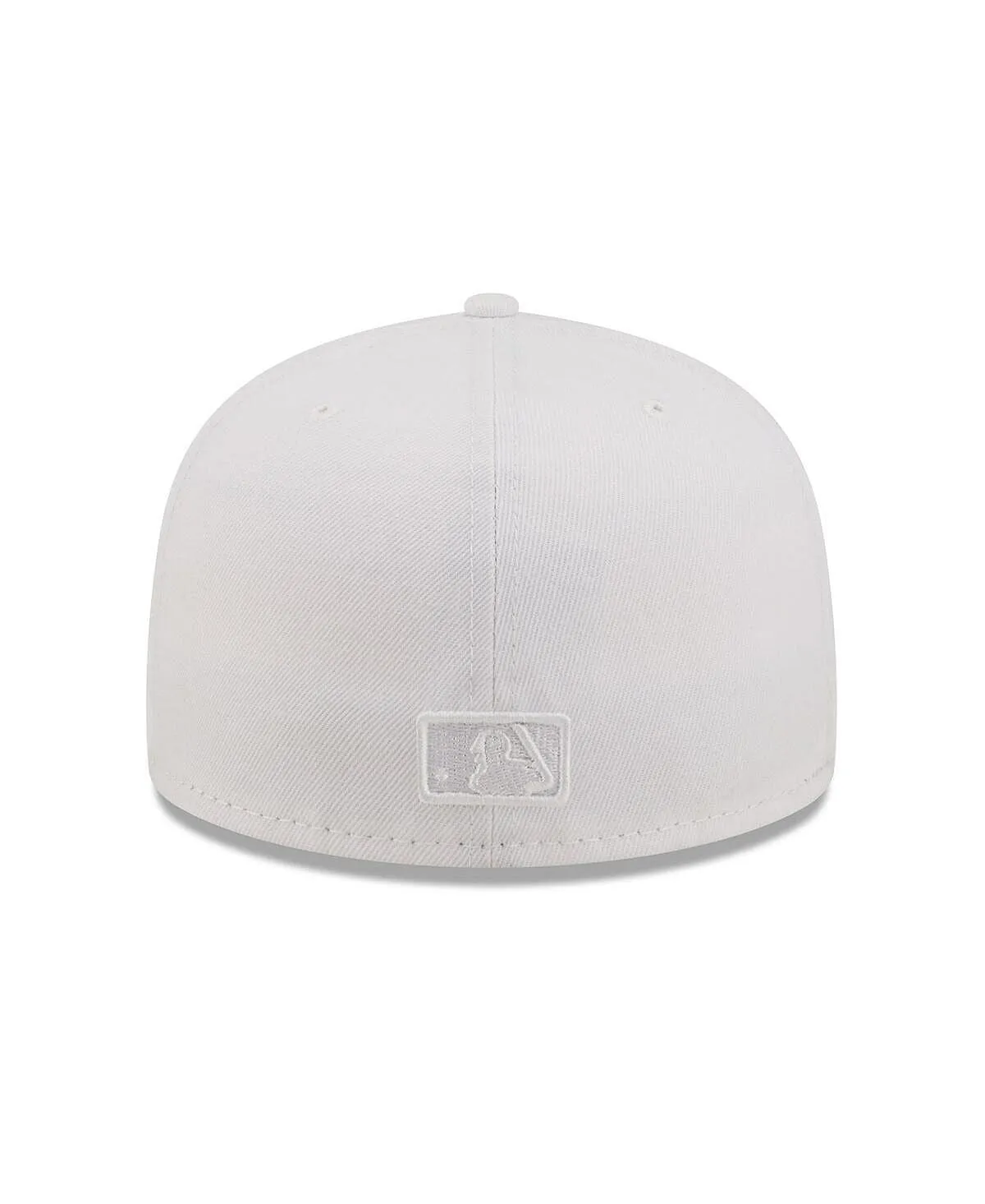 Los Angeles Dodgers Men's Fitted Cap White on White 59FIFTY New Era