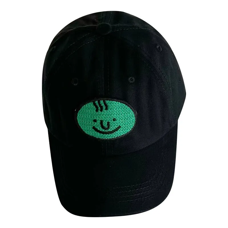 Love Smiling Face Children's Baseball Cap Autumn Hat Washable Soft Top Boys and Girls Baby Peaked Cap