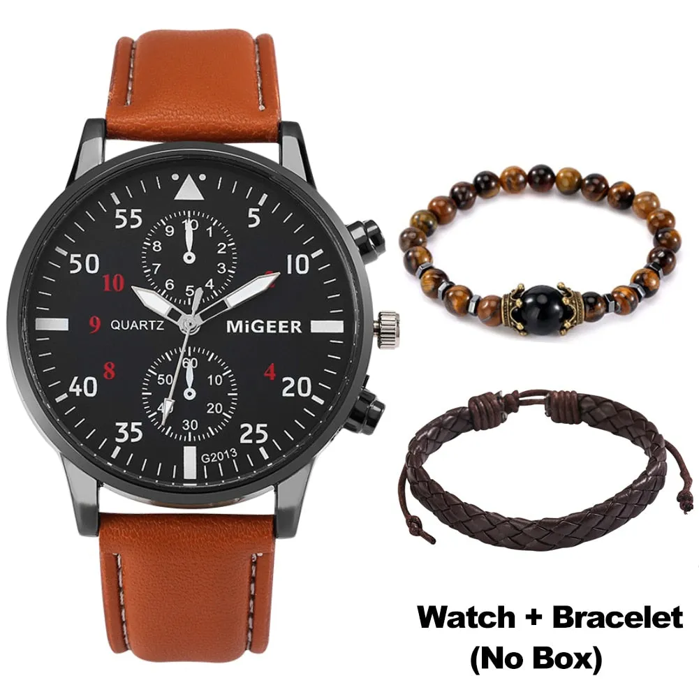 Luxury Watch and Bracelet Wrist Watche Set