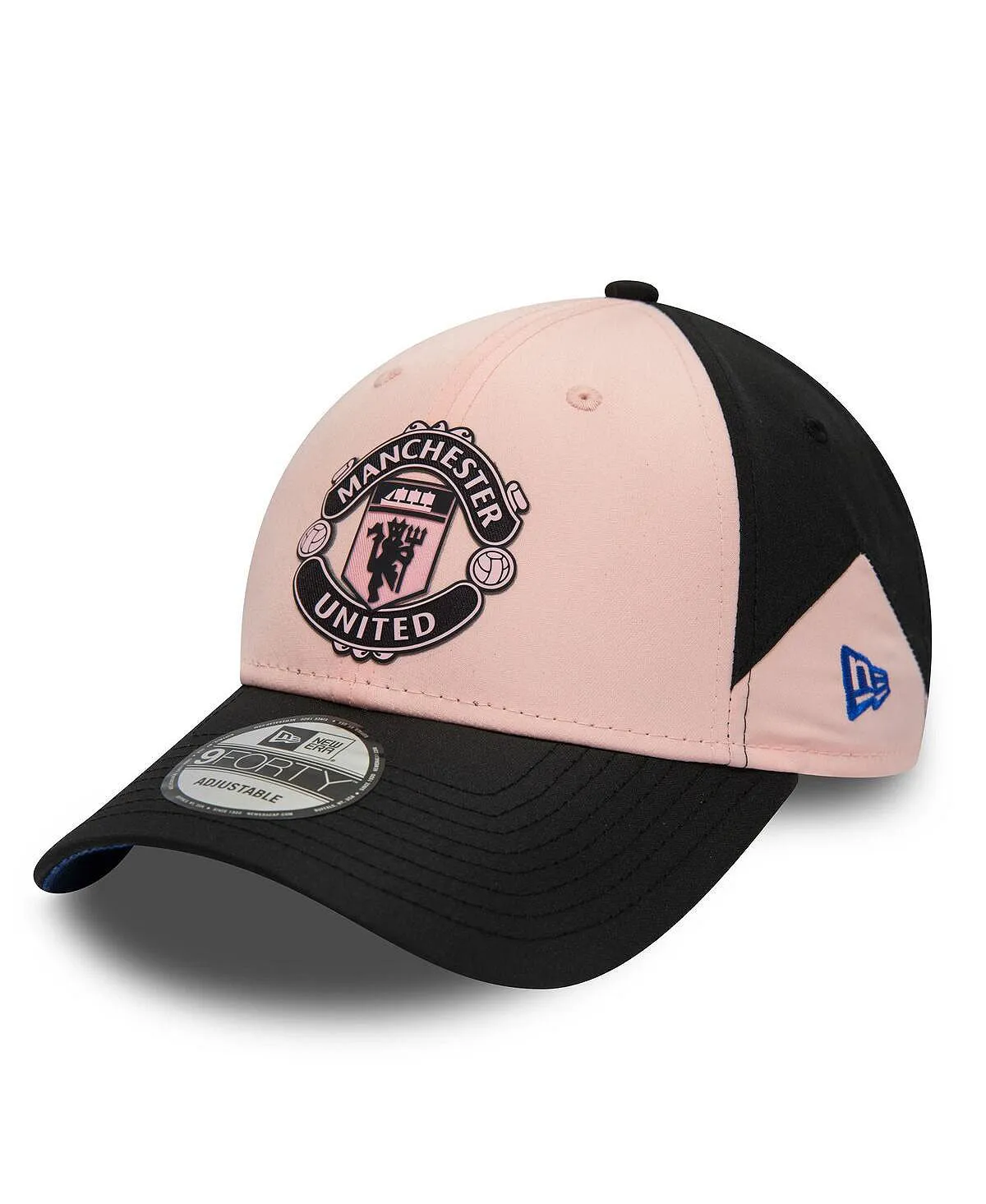 Manchester United 9FORTY New Era Men's Pink and Black Adjustable Cap