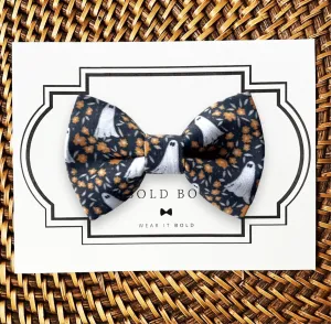 Marigold Ghosts Bow Tie for Dog Collar or Cat Collar