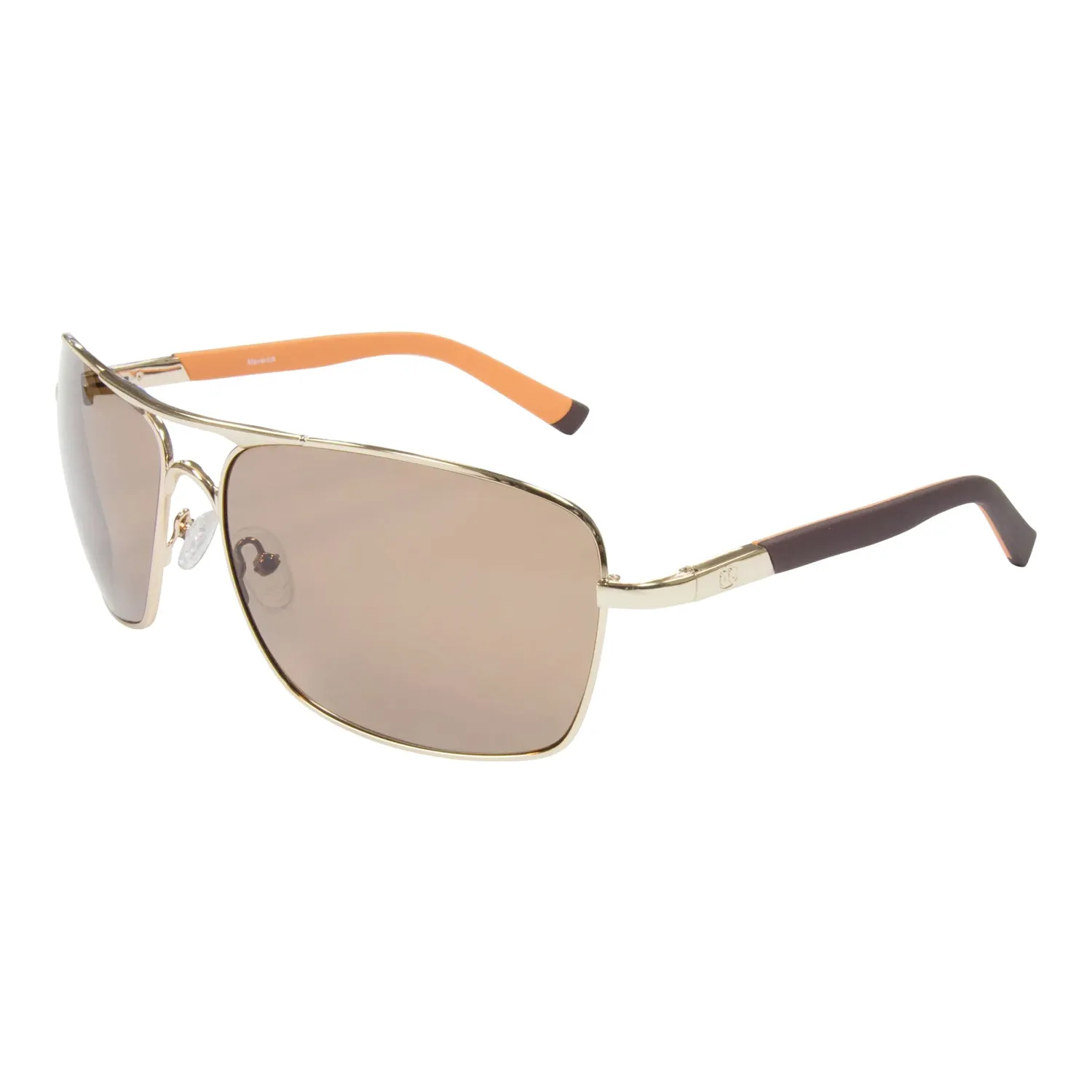 Maverick Gold Aviator Amber Polarized Lenses