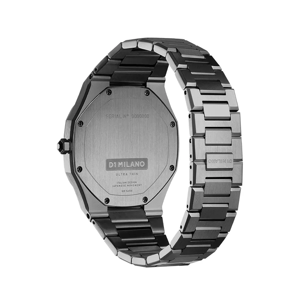 Men Ultra Thin Black 40mm Watch