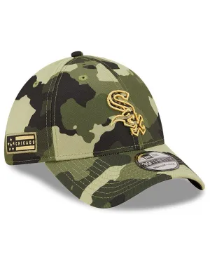 Men's Chicago White Sox Armed Forces Day 2022 Camouflage Cap 39THIRTY Flex Hat New Era