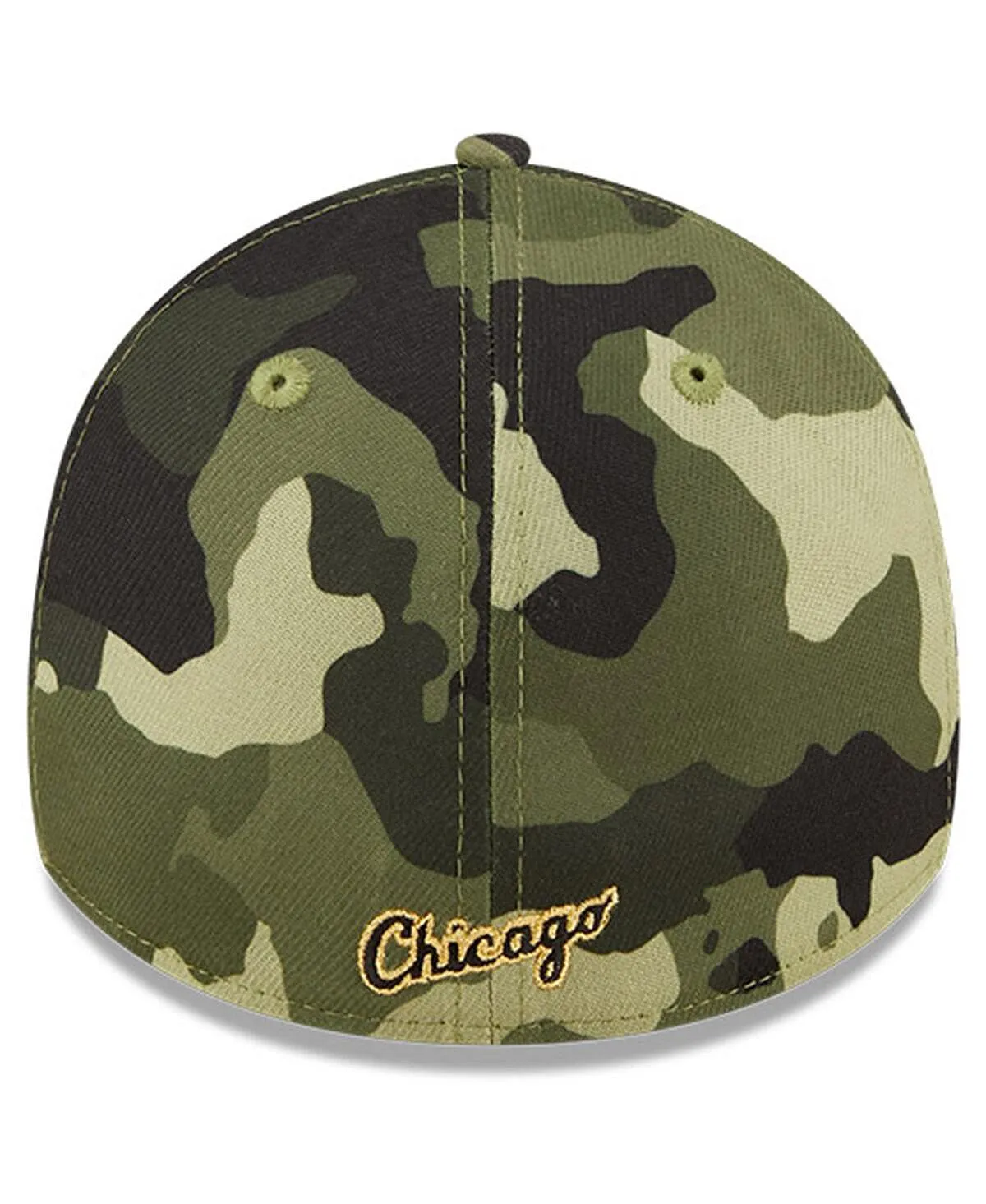 Men's Chicago White Sox Armed Forces Day 2022 Camouflage Cap 39THIRTY Flex Hat New Era