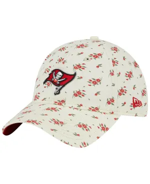 Men's Cream Tampa Bay Buccaneers Bloom 9TWENTY New Era Adjustable Cap