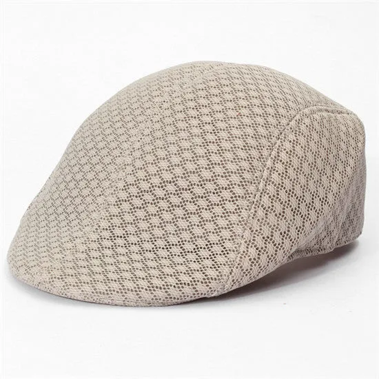 Mesh Men Beret Cap