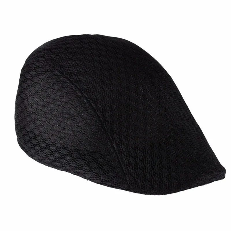 Mesh Men Beret Cap