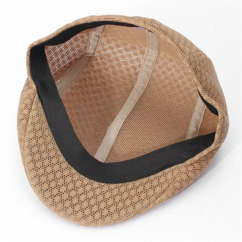 Mesh Men Beret Cap