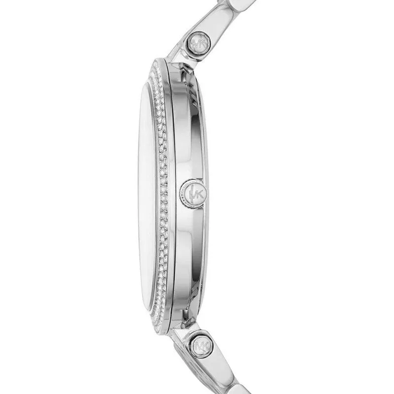 Michael Kors Ladies Watch Darci 39mm Silver Pave MK3437