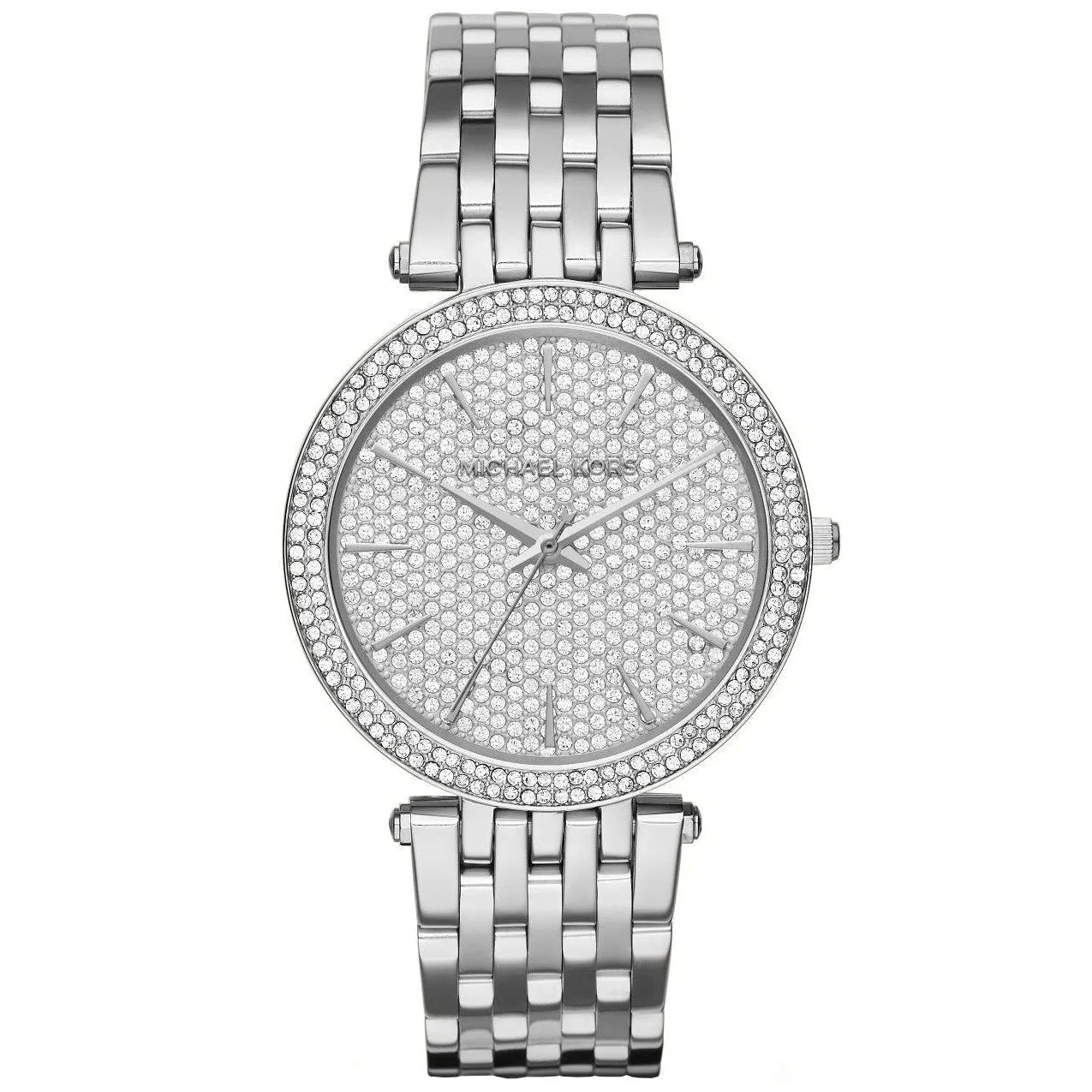 Michael Kors Ladies Watch Darci 39mm Silver Pave MK3437