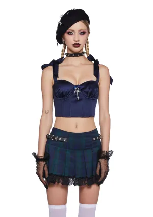 Moonlit Serenade Satin Corset