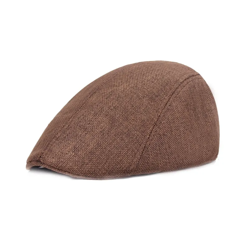 NEWBLOM Vintage Women Flat Brim Adjustable Beret Newsboy Hats