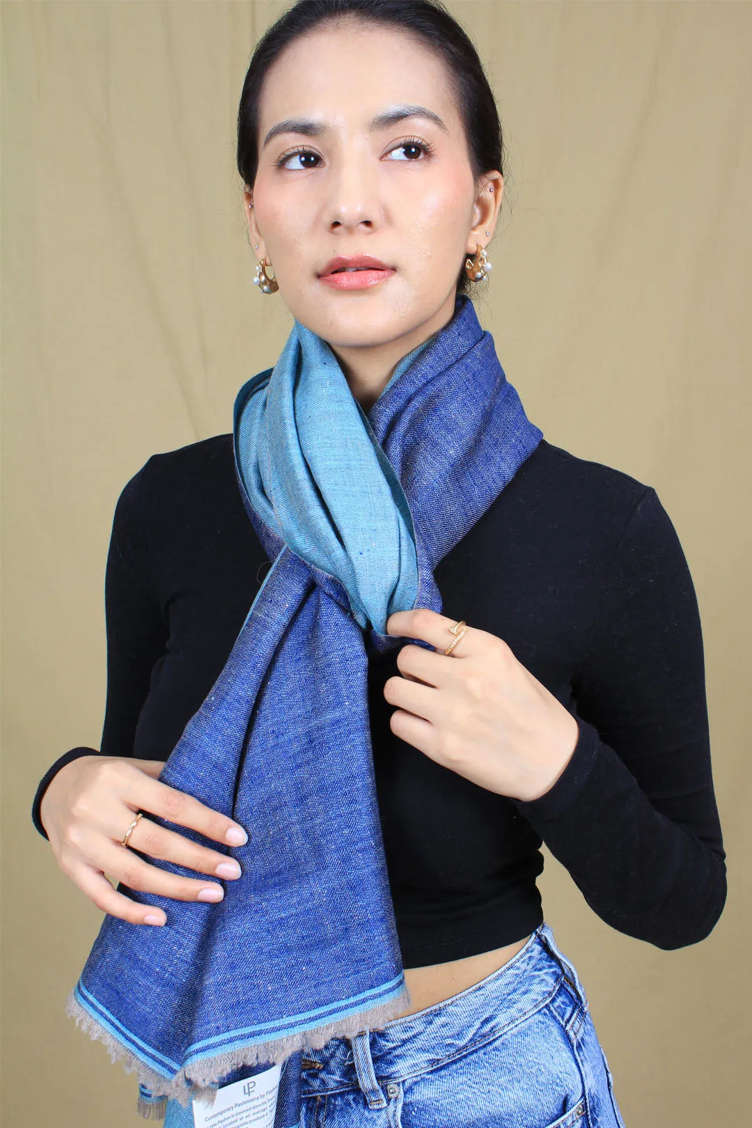 Nourah Reversible Cashmere Stole