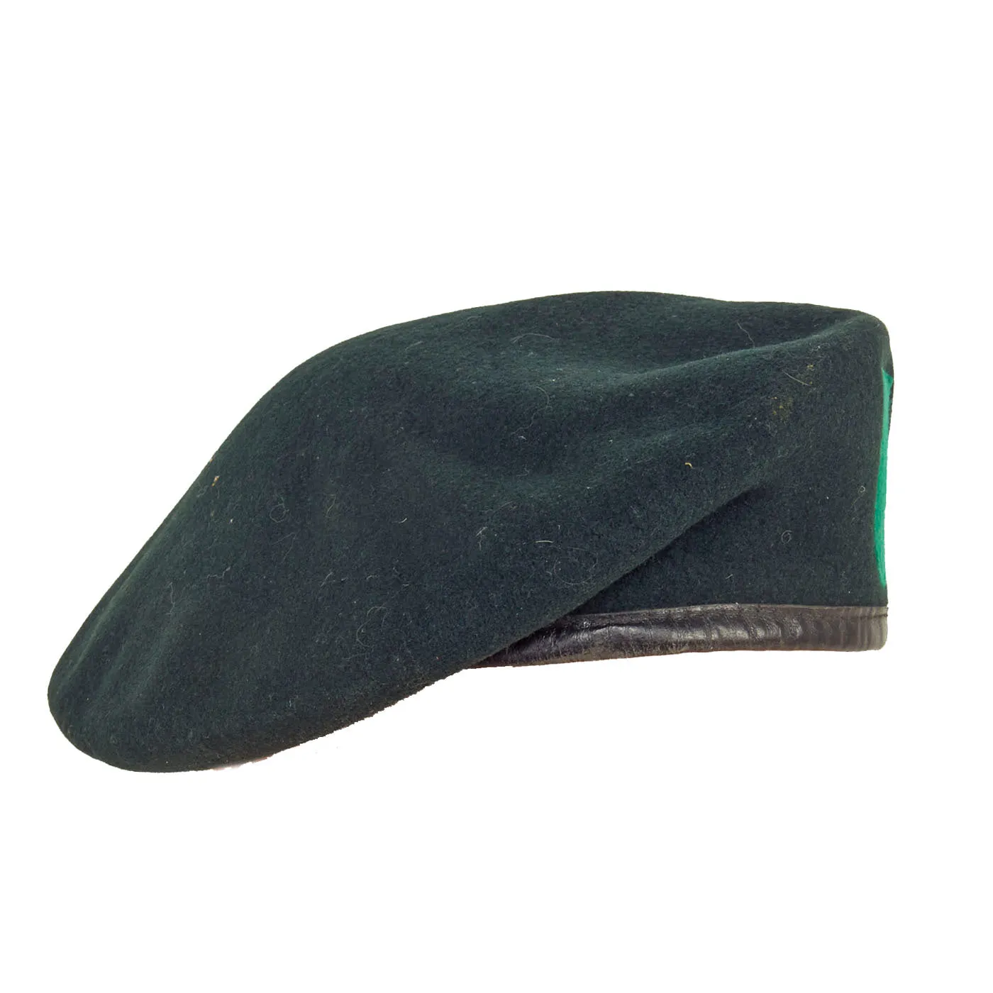 Original RARE U.S. 10th Special Forces Group 1st Issue Canadian-Made Beret with Early Cut-Edge Felt Flash- Dated 1962