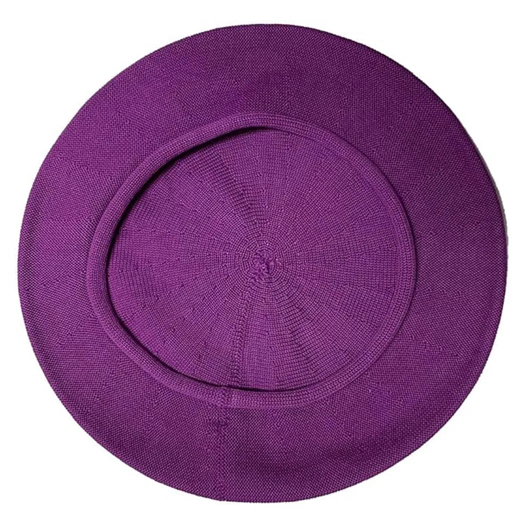 *Parkhurst 10-1/2 Inch Diameter Cotton Knit Beret, Style# 30016