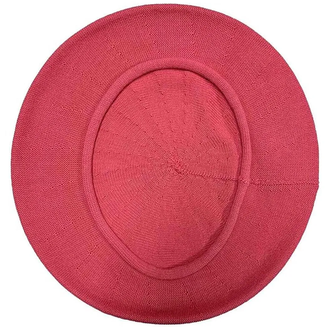 *Parkhurst 10-1/2 Inch Diameter Cotton Knit Beret, Style# 30016