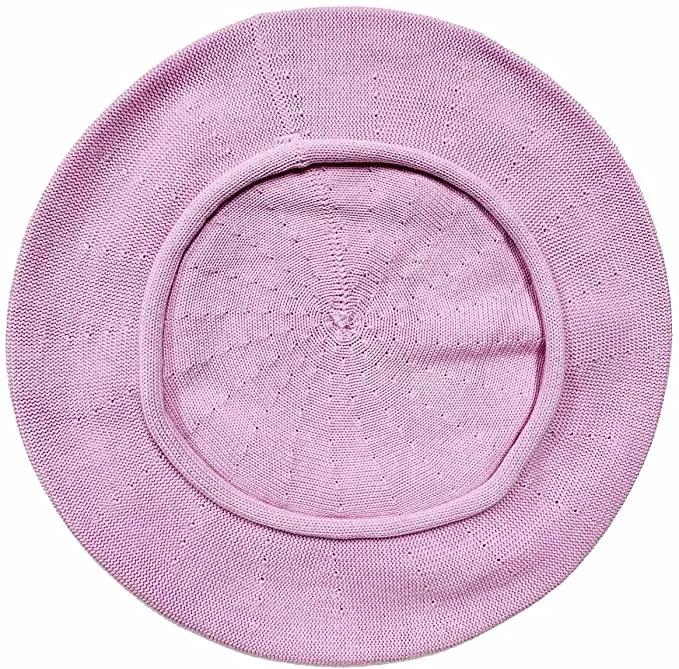 *Parkhurst 10-1/2 Inch Diameter Cotton Knit Beret, Style# 30016