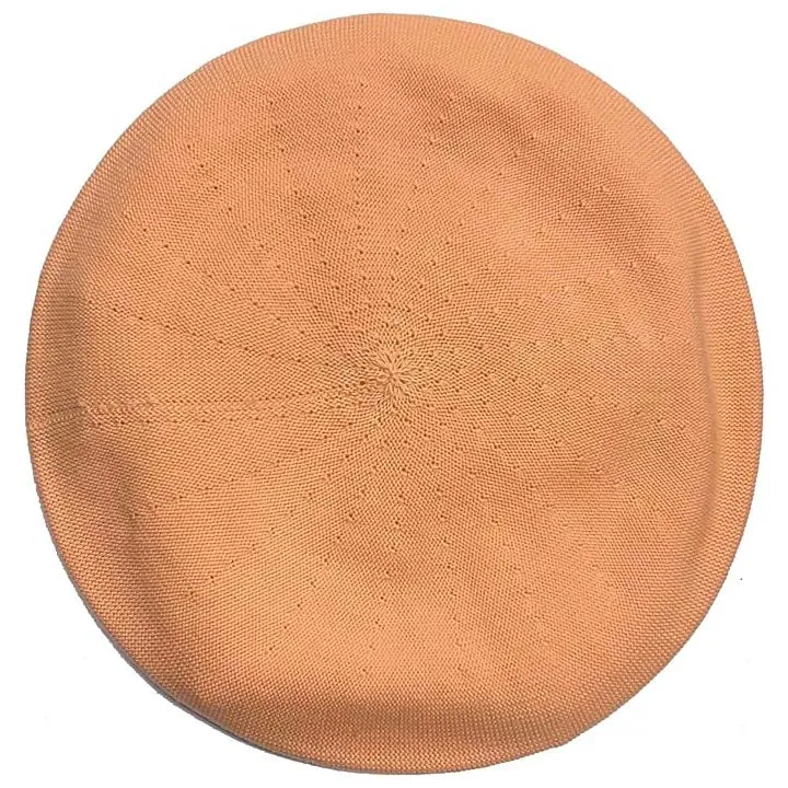 *Parkhurst 10-1/2 Inch Diameter Cotton Knit Beret, Style# 30016