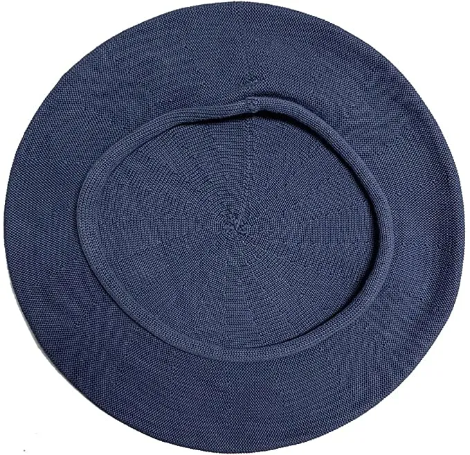 *Parkhurst 10-1/2 Inch Diameter Cotton Knit Beret, Style# 30016