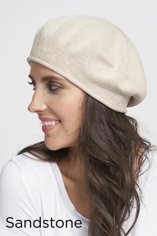 *Parkhurst 10-1/2 Inch Diameter Cotton Knit Beret, Style# 30016