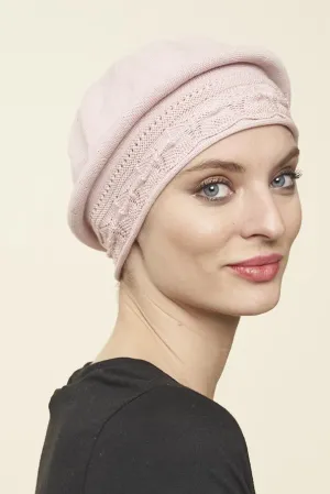 *Parkhurst Cotton Knit Pointelle Beret Topper Style#30014