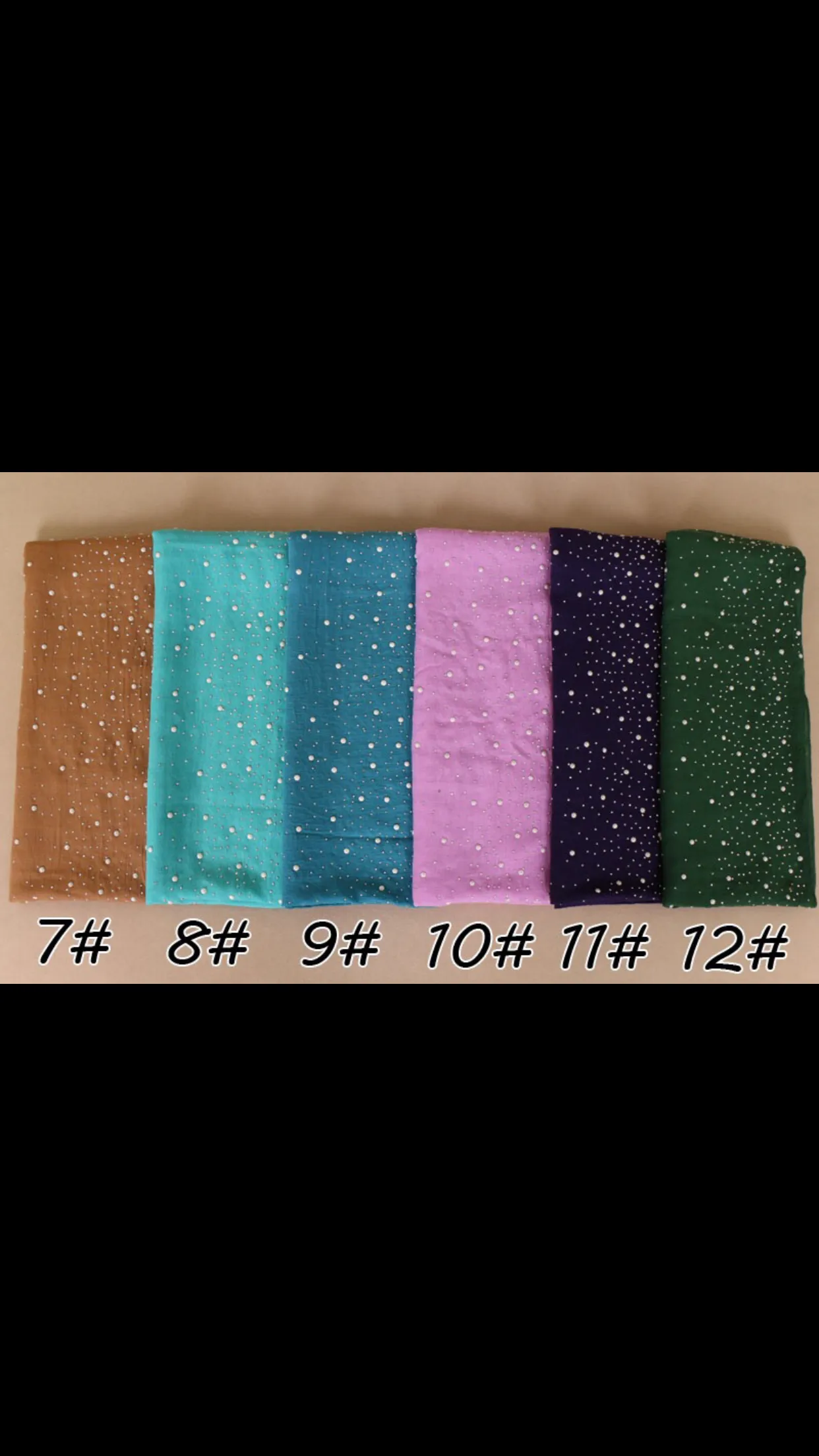 Pearl / Studded Cotton Shawls