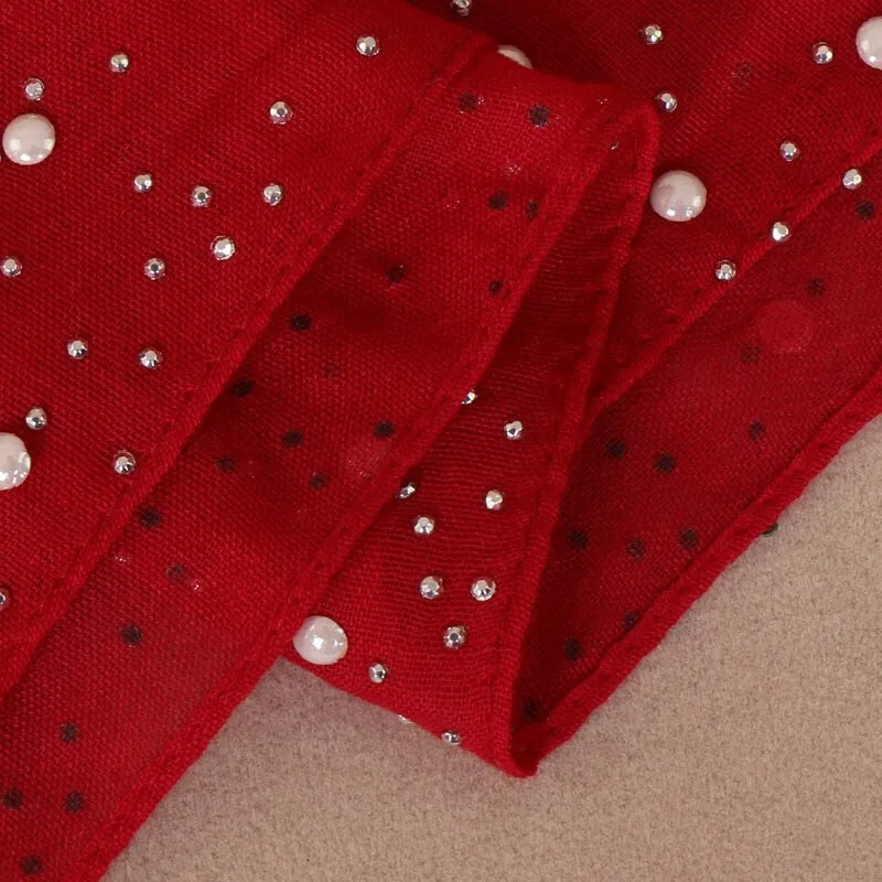 Pearl / Studded Cotton Shawls