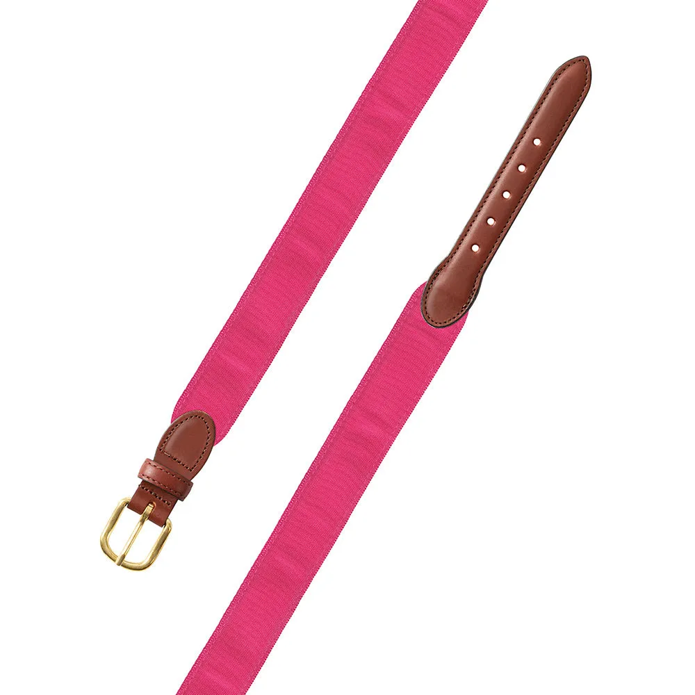 Pink Grosgrain Ribbon Children's Belt