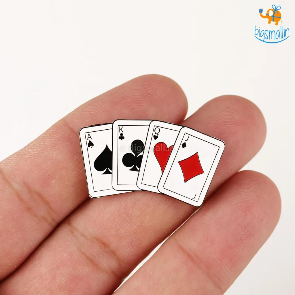 Playing Cards Lapel Pin