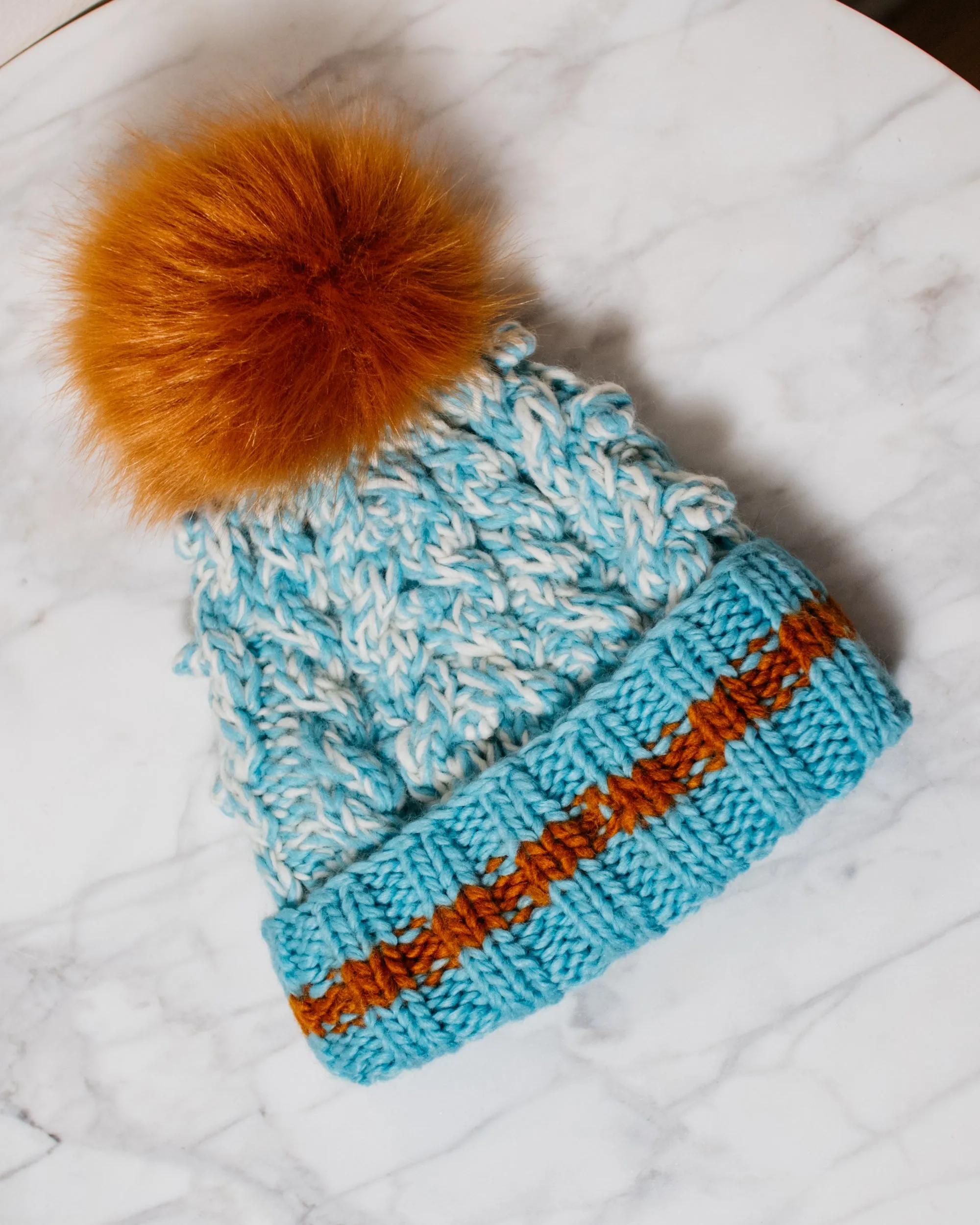 Pom Beanie | Baltic Sea