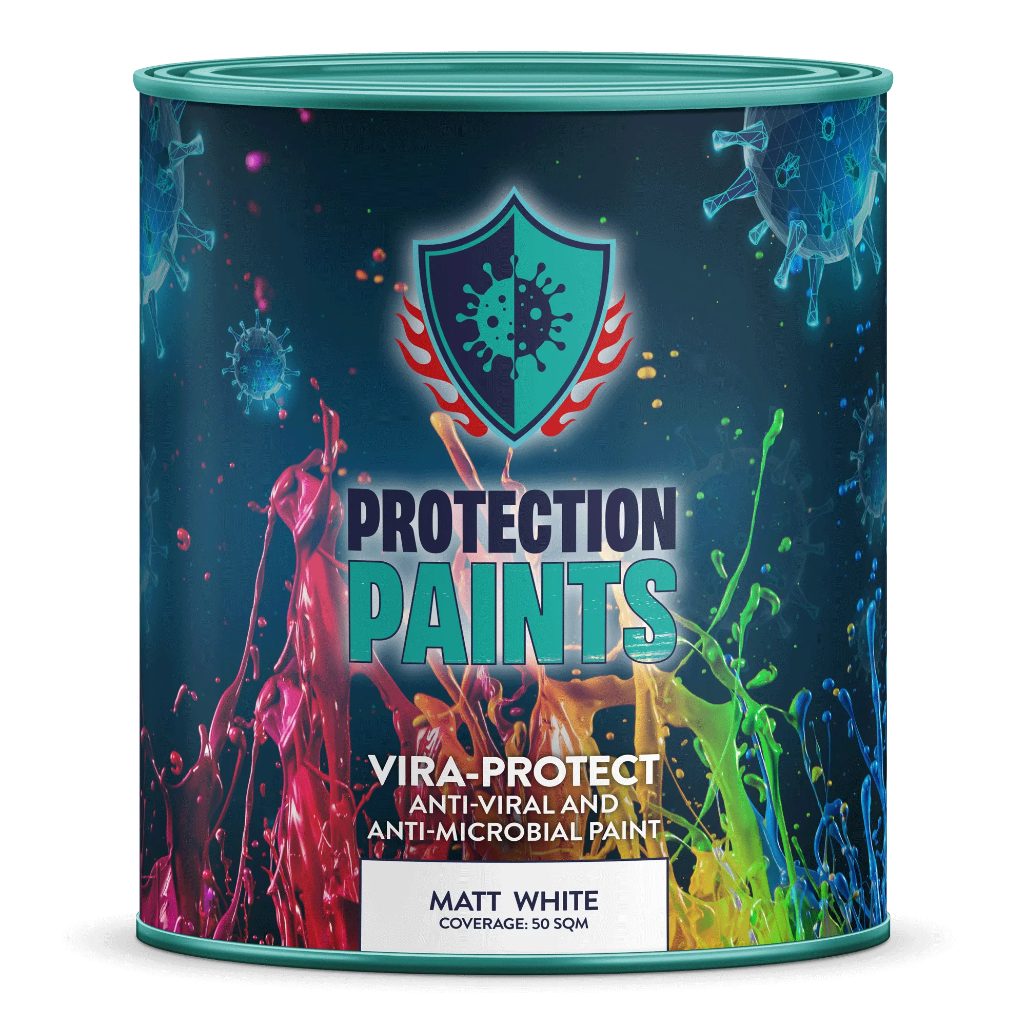 Protection Paints Vira-Protect Anti-Viral & Anti-Microbial White