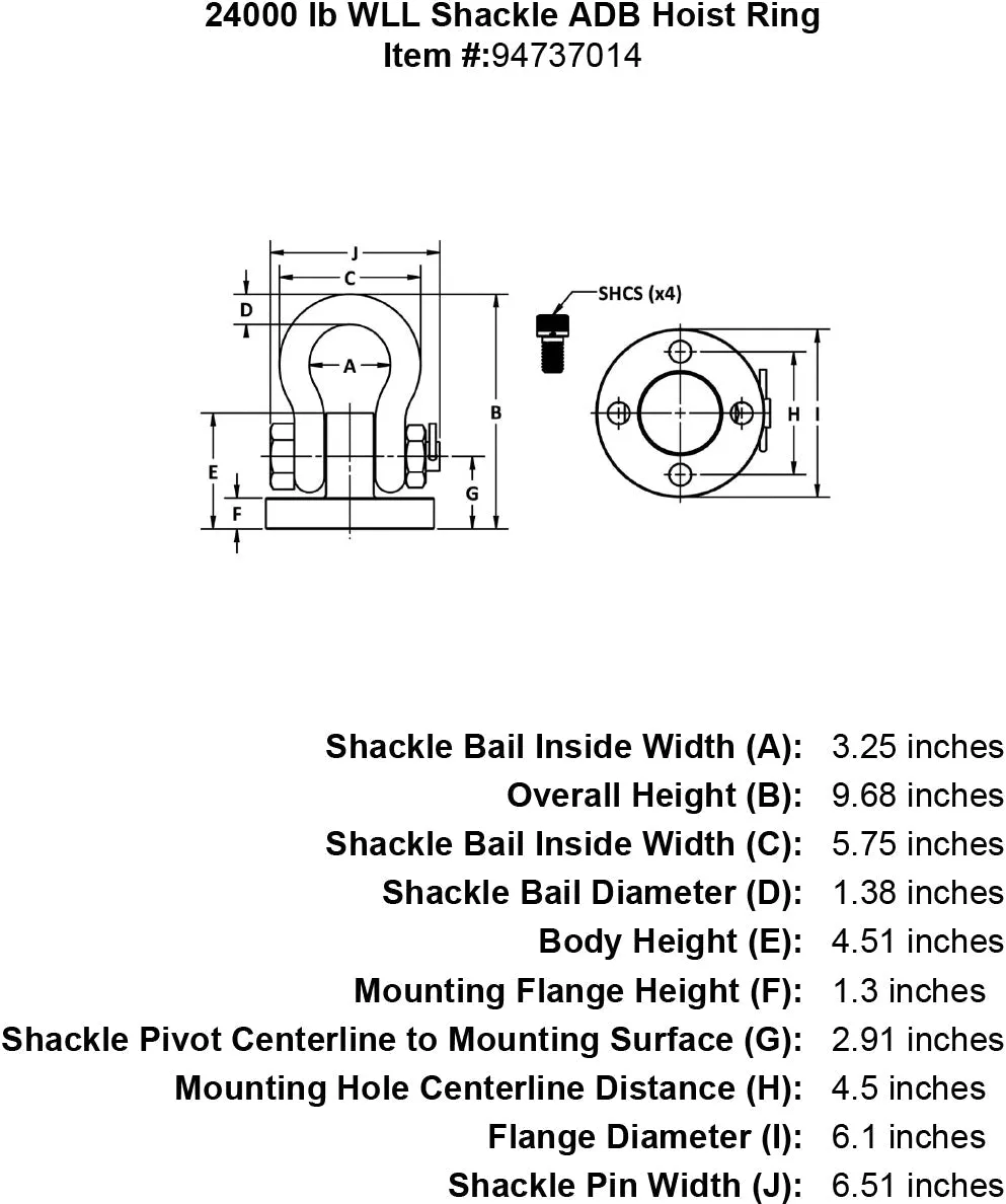 Shackle Hoist Rings