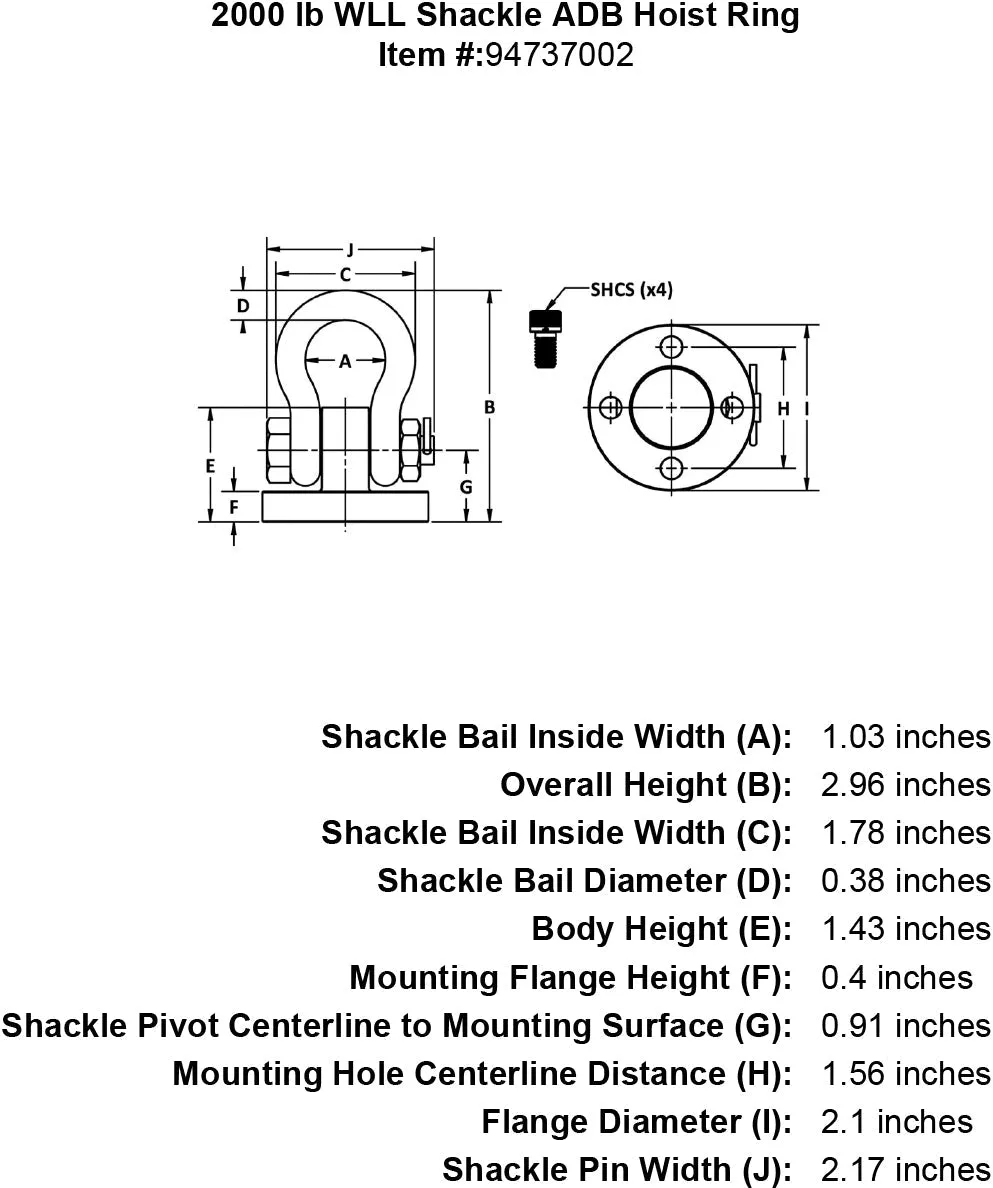 Shackle Hoist Rings