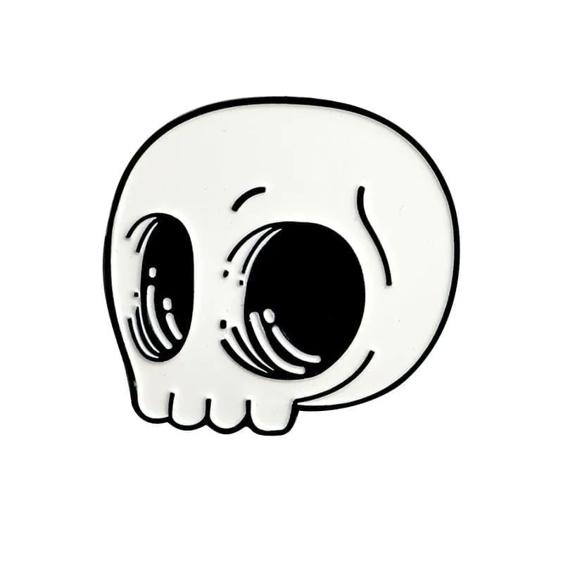 Skeleton Pin Brooches