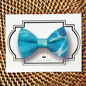 Summer Waves Bow Tie for Dog Collar or Cat Collar