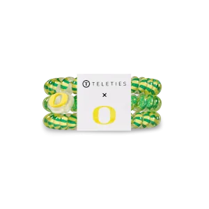 Teleties Hair Tie - Small Band Pack of 3 - University of Oregon