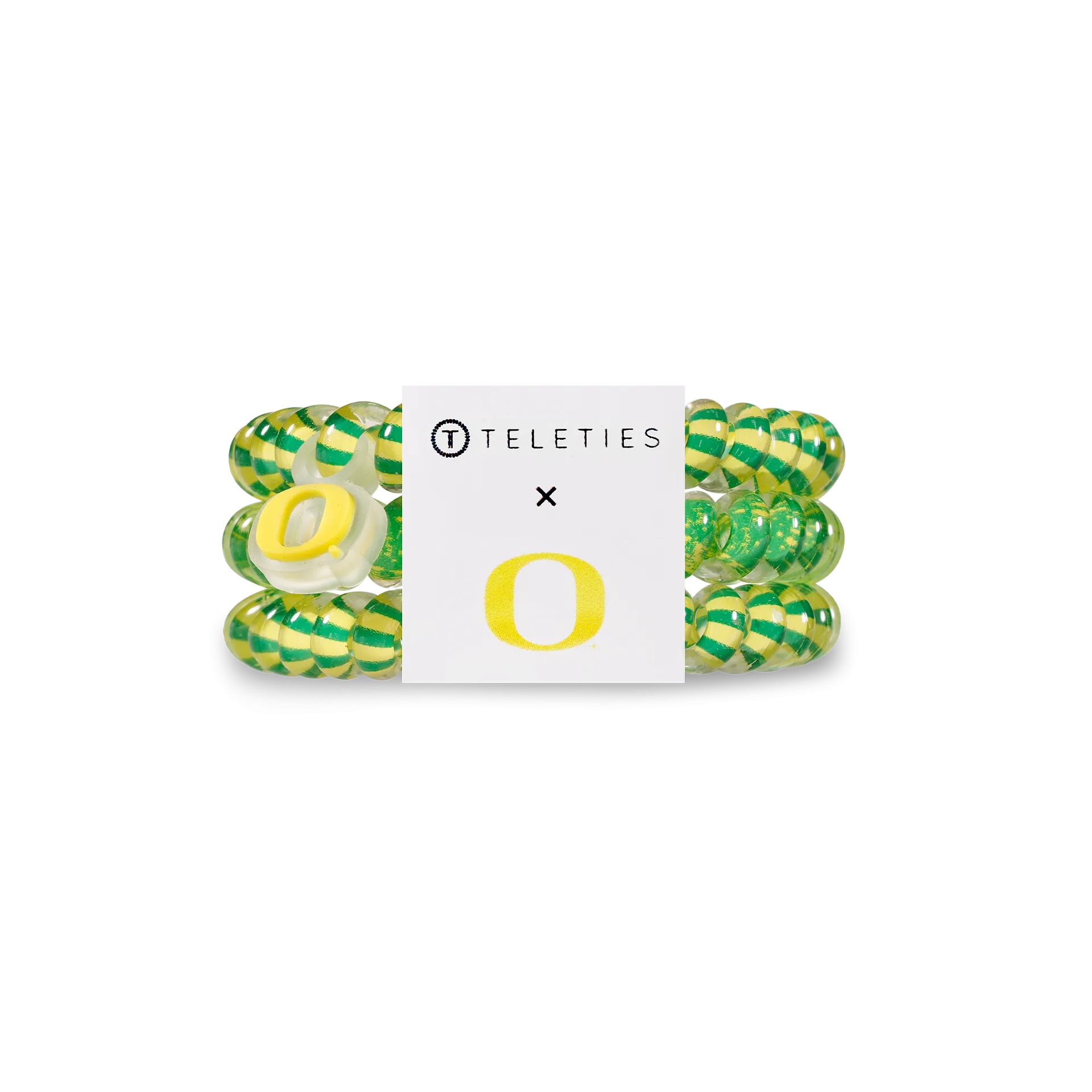 Teleties Hair Tie - Small Band Pack of 3 - University of Oregon