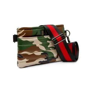 The Crossbody Bum Bag in Olive Camo