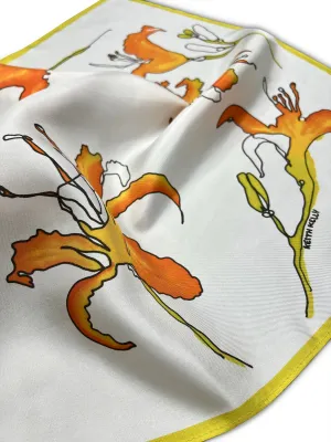 Tiger Lily Silk Scarf