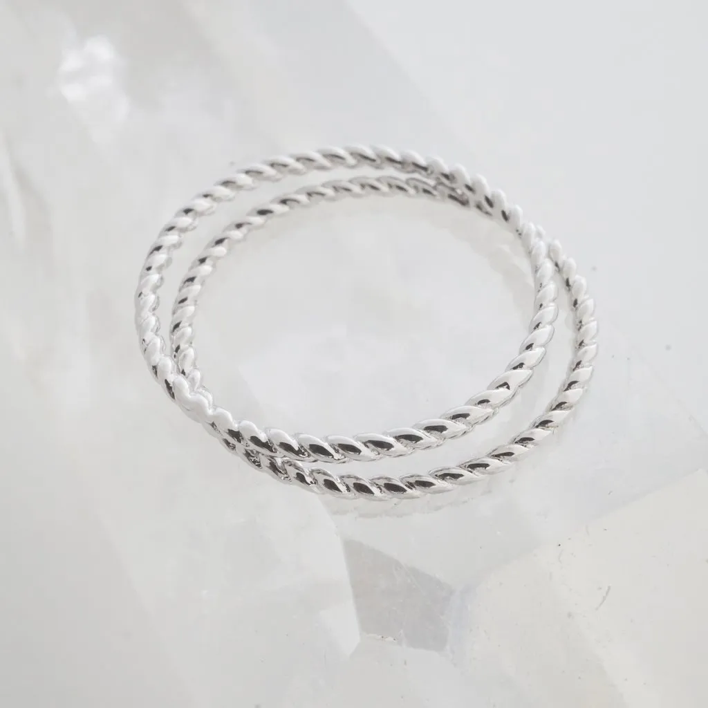 Twisted Rope Rings