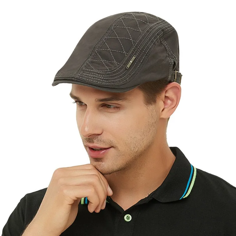 Unisex Plain Berets Cap Solid Color Fashion Adjustable Cap For Men & Women Outdoor Sports Summer Cotton Berets Hats