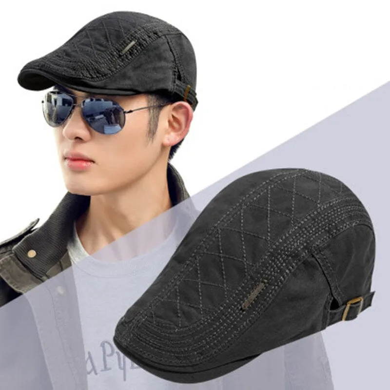 Unisex Plain Berets Cap Solid Color Fashion Adjustable Cap For Men & Women Outdoor Sports Summer Cotton Berets Hats