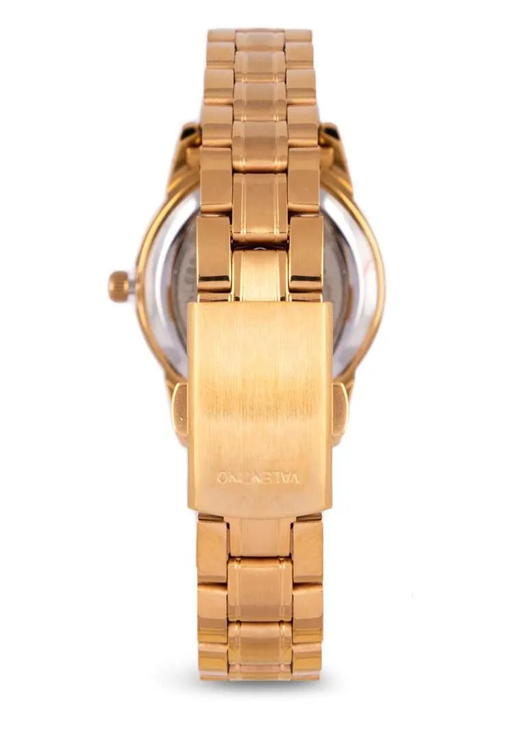 Valentino 20122298-GOLD DIAL Gold Strap Watch for Men