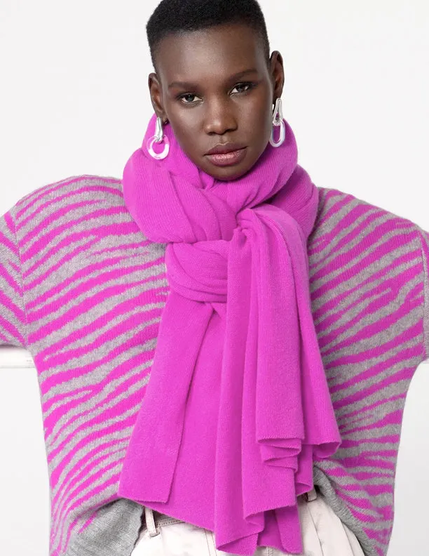 White   Warren - Travel Wrap in Optimistic Pink