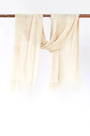 Wild Silk Scarf Sun Bleached, Medium