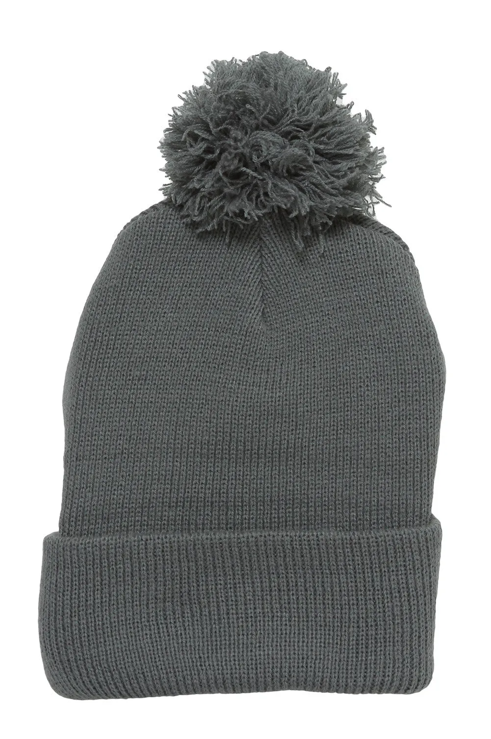 Winter Cuffed Beanie w/ Pom