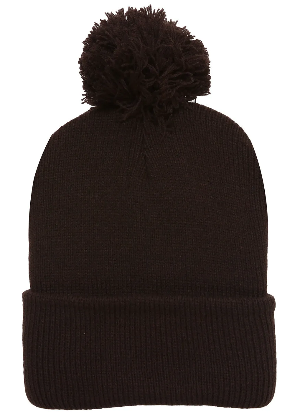 Winter Cuffed Beanie w/ Pom